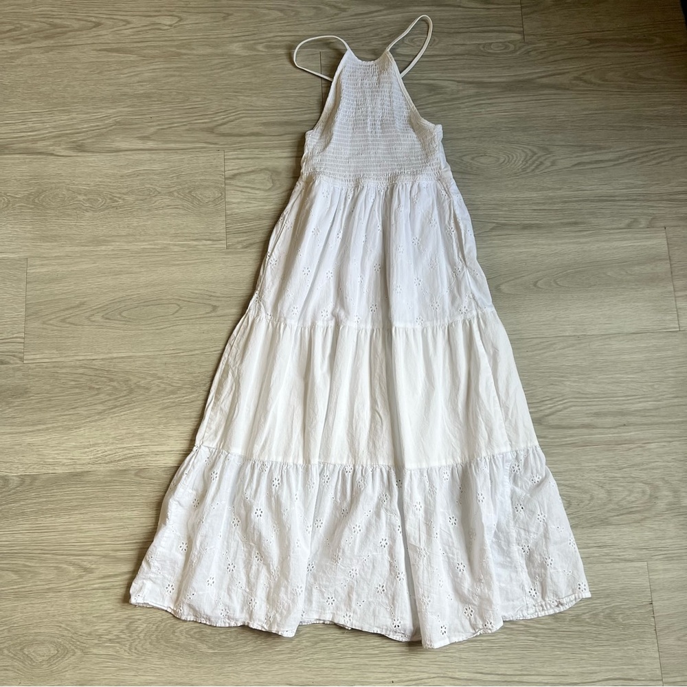 Speechless, women’s size small, white floral dress, ankle length.